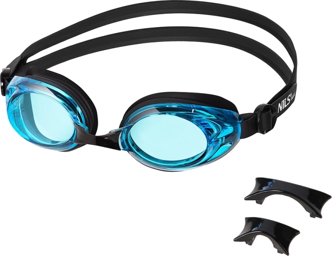Zwembril Nils Aqua blauw