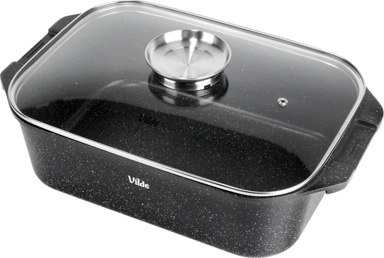 Non-stick granite surface for easy cooking