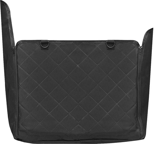 Zippered side flaps and protective mesh