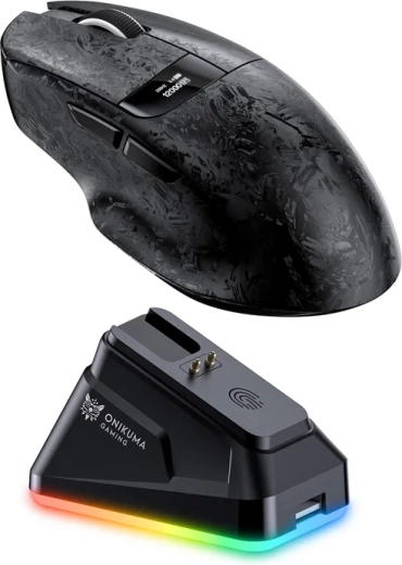 ONIKUMA DM08 Wireless Gaming Mouse, Black