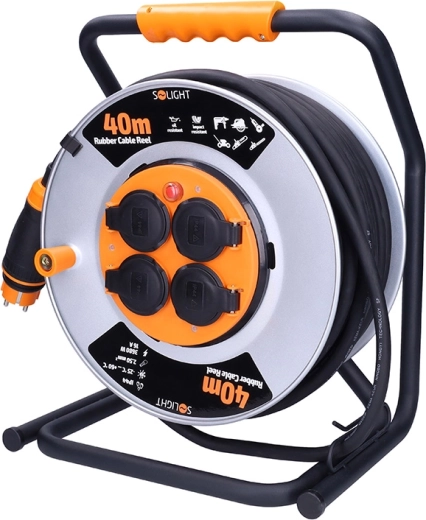 Rubber-neopreenkabel 40 m en veiligheids-thermische zekering