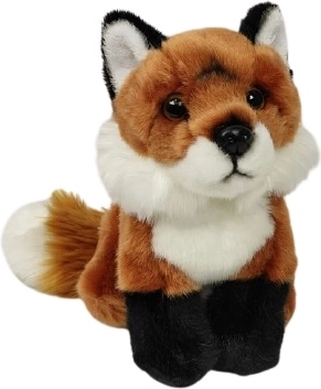 Figurine décorative de renard assis de 19 cm
