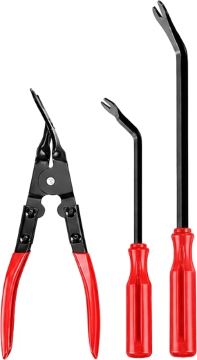 Zange und Metallhaken für Clips und Befestigungen
