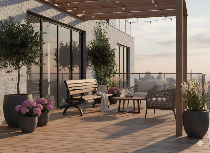 Stijlvolle aanvulling voor terrassen en tuinen