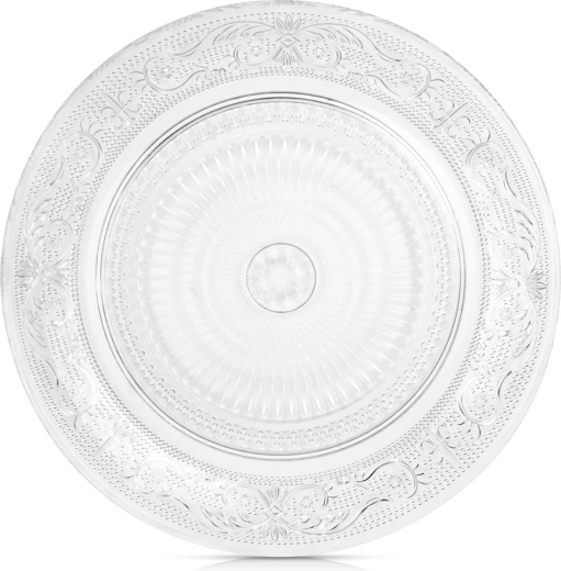 Glass dessert plate 18 cm