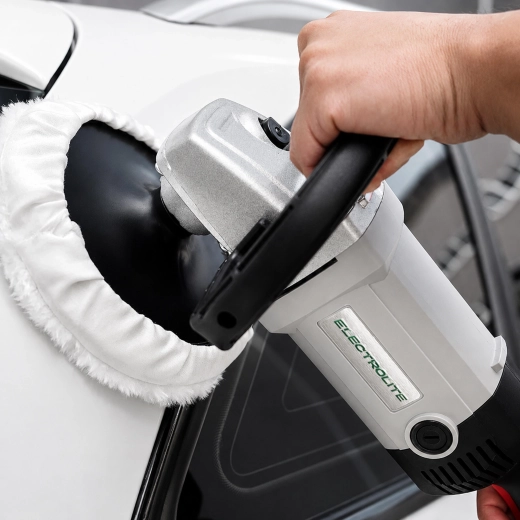 ELECTROLITE elektrische Autopoliermaschine 1800 W – Premium-Detailing-Set