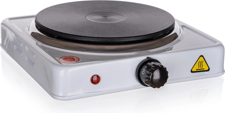 Single-Burner Electric Hot Plate AHP-B07 1500 W White
