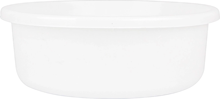 Runde Schüssel Classic 46 cm 20 l weiß