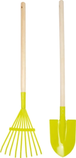 Robuste Werkzeuge mit Holzstielen