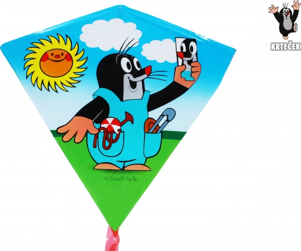 Flying Kite Mole plastic 68x73cm