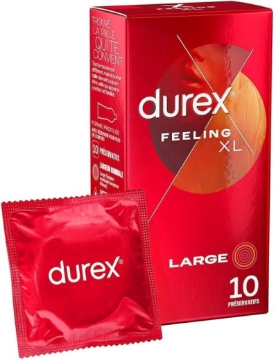 Durex Feeling XL Large Kondome 10 Stk.
