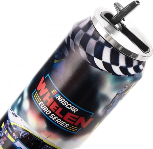 Comfortable drinking with flip-up spout and straw