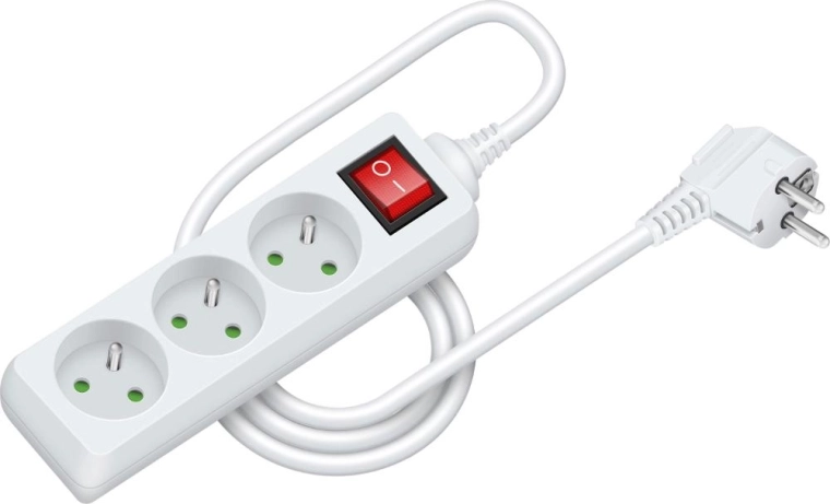 RETLUX Extension Lead with Switch, 1.5 m, 3 Sockets
