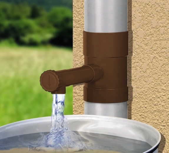 Installation facile sur descente Ø 80 mm