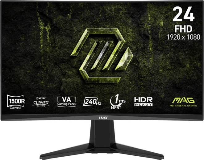 MSI MAG 245C X24 gebogen gamingmonitor 23,6" FHD 240 Hz