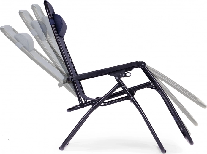 Traploze verstelling en vergrendeling onder de armleuningen