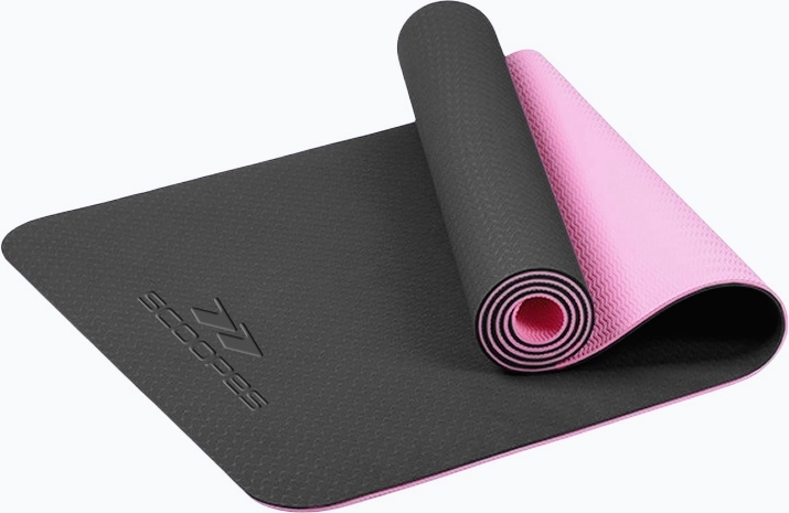 Tapis de fitness TPE Balance 10 rose/noir