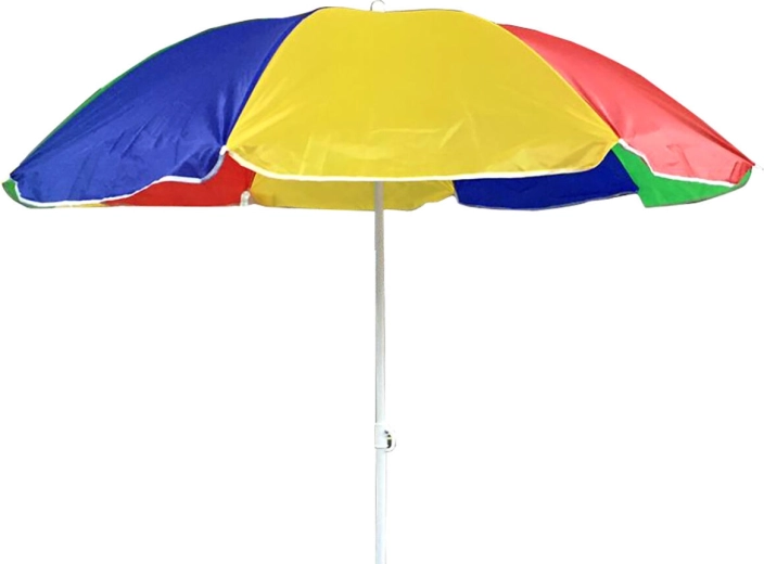 Brede schaduw en comfort dankzij een diameter van 180 cm