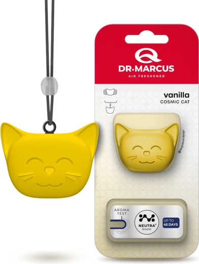 Dr. Marcus Cosmic Cat luchtverfrisser voor in de auto Vanilla