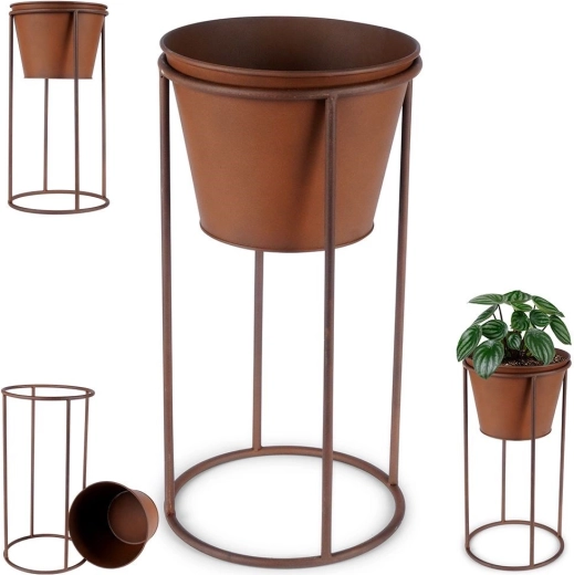 Stabile Metallkonstruktion mit Retro-Patina