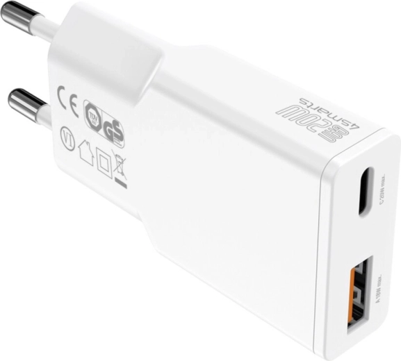 Two ports for simultaneous charging