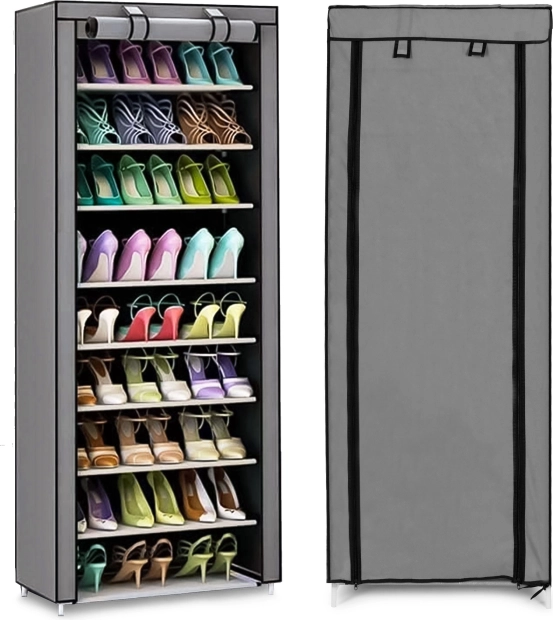 Armoire en tissu avec étagères pour vêtements et chaussures MODERNHOME
