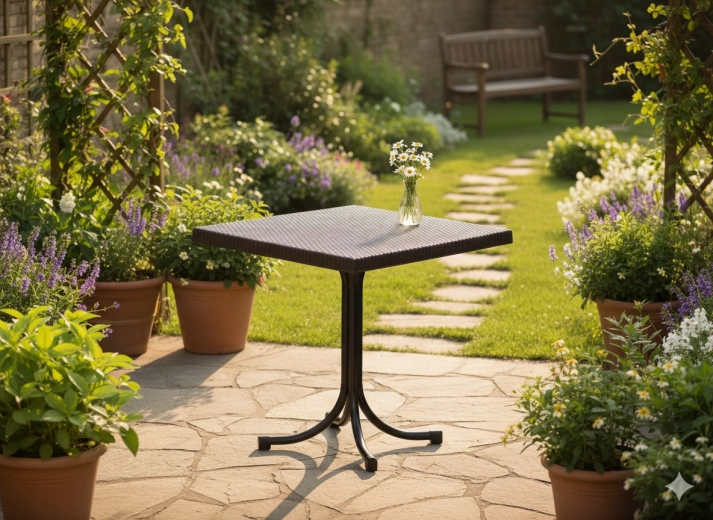 Rattanlook, minimaal onderhoud