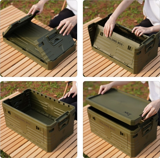 Se plie en quelques secondes – hauteur seulement 9,6 cm