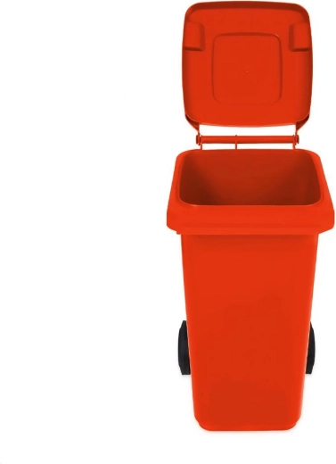 Brede opening en kiepdeksel