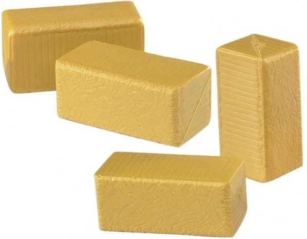 Bruder square straw bales – set of 4 pcs