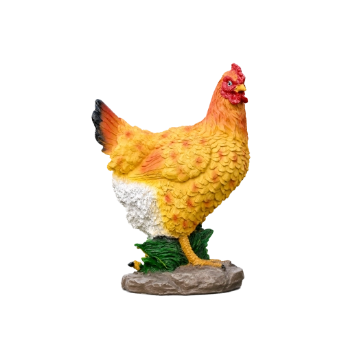 Decorative chicken figurine 22 × 13 × 28 cm