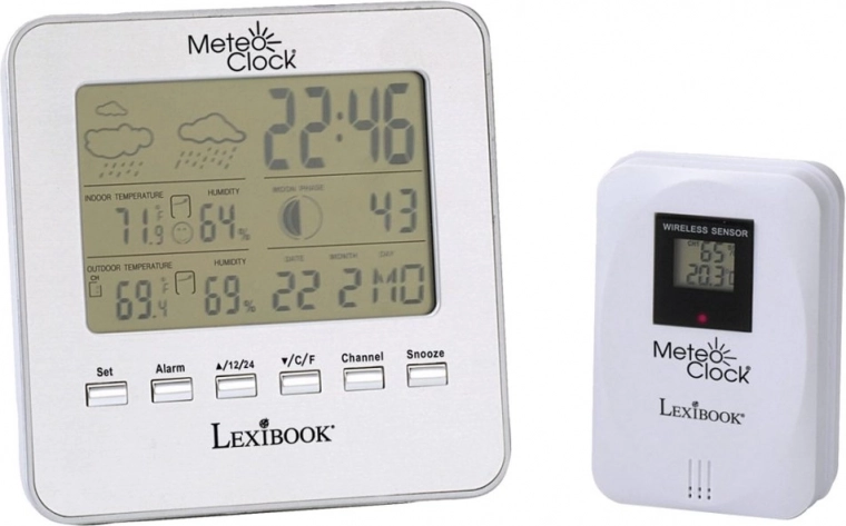 Lexibook Wetterstation für Kinder mit drahtlosem Sensor