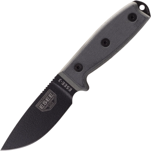 ESEE model 3 veelzijdig outdoormes met Kydex schede coyote