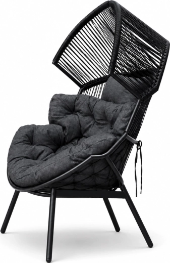 Elegant zwart vlechtwerk