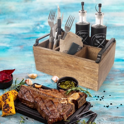 Transport facile grâce aux poignées métalliques