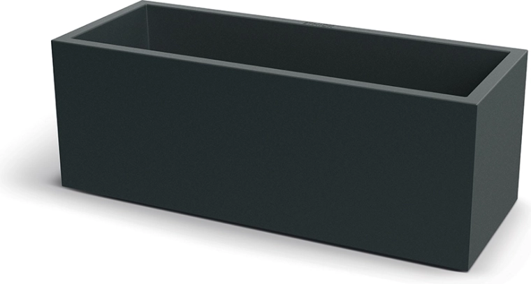 Jardinière CUBLA CASE 98 cm gris foncé