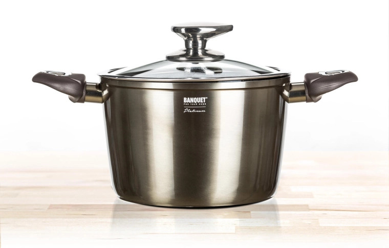 Volledig inductiebodem voor snel en gelijkmatig verwarmen