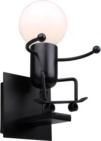 Wandlamp Loft zwart