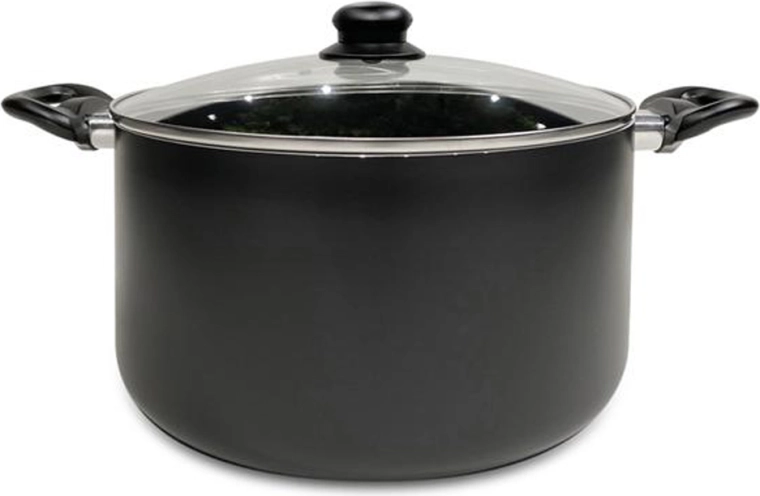 Marmite avec couvercle KITCHISIMO Nero 28 cm, 8,5 l