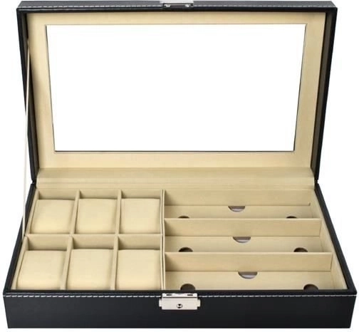 Verglaster Deckel für Übersicht und elegante Präsentation