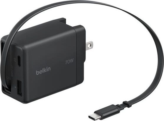 Câble USB-C rétractable intégré