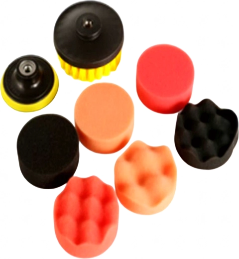 Brosses et disques en mousse interchangeables