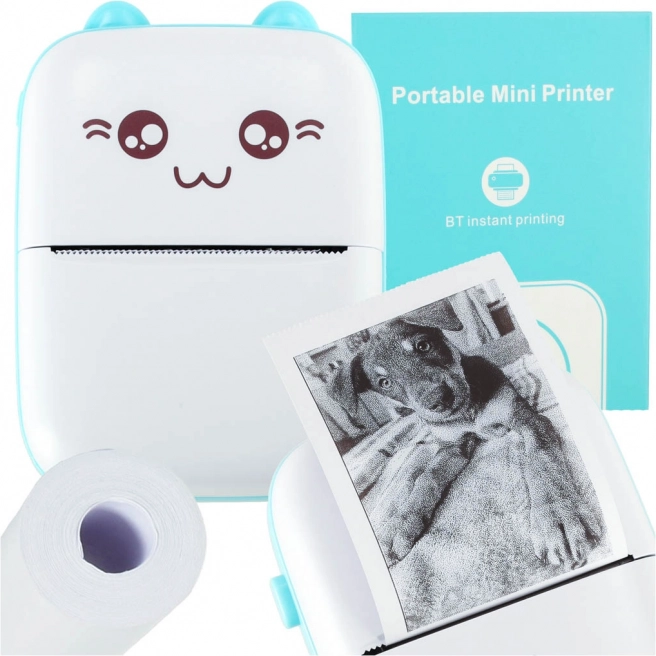 Thermal Mini Printer with Cat Design