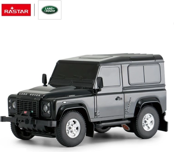 Rastar Land Rover Defender RC-auto met afstandsbediening 1:24 zwart