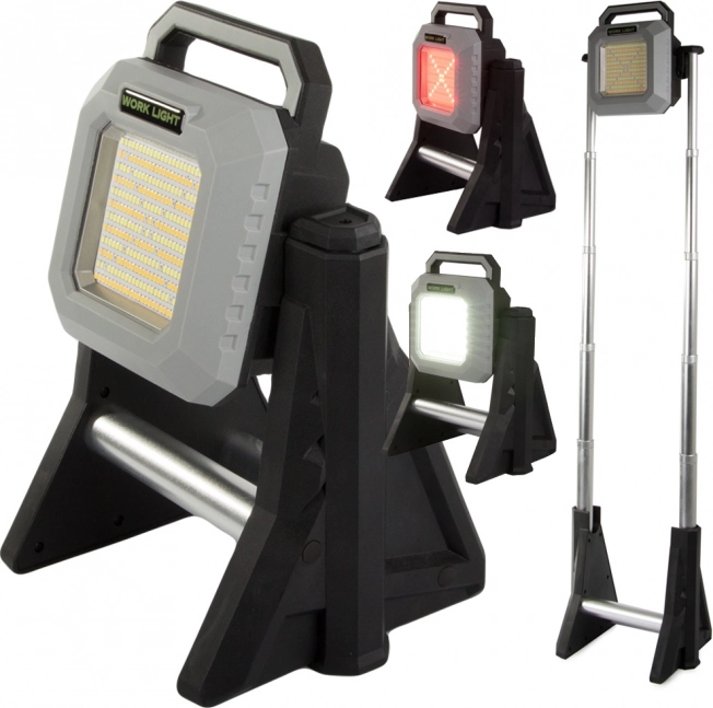 Projecteur télescopique LED rechargeable 3000 lumens