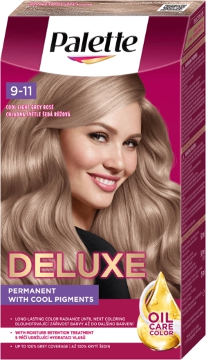 Palette Deluxe 9-11 koel licht grijsroze – permanente haarverf 50 ml