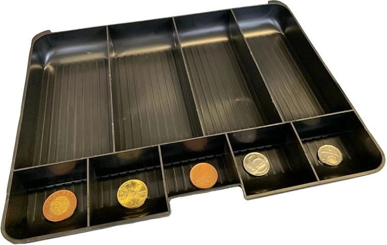 Practical coin compartment