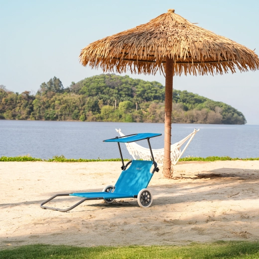 Easy transport thanks to large wheels