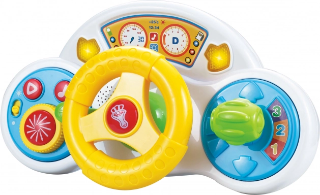 Interactief kinderstuurtje met licht en geluid