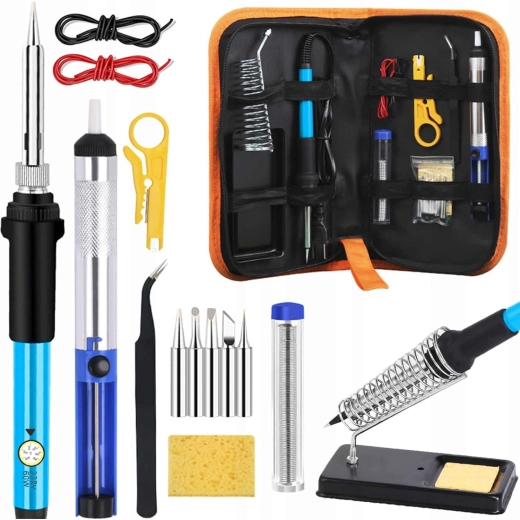 Kit de fer à souder avec accessoires Pro 936 (15 en 1)